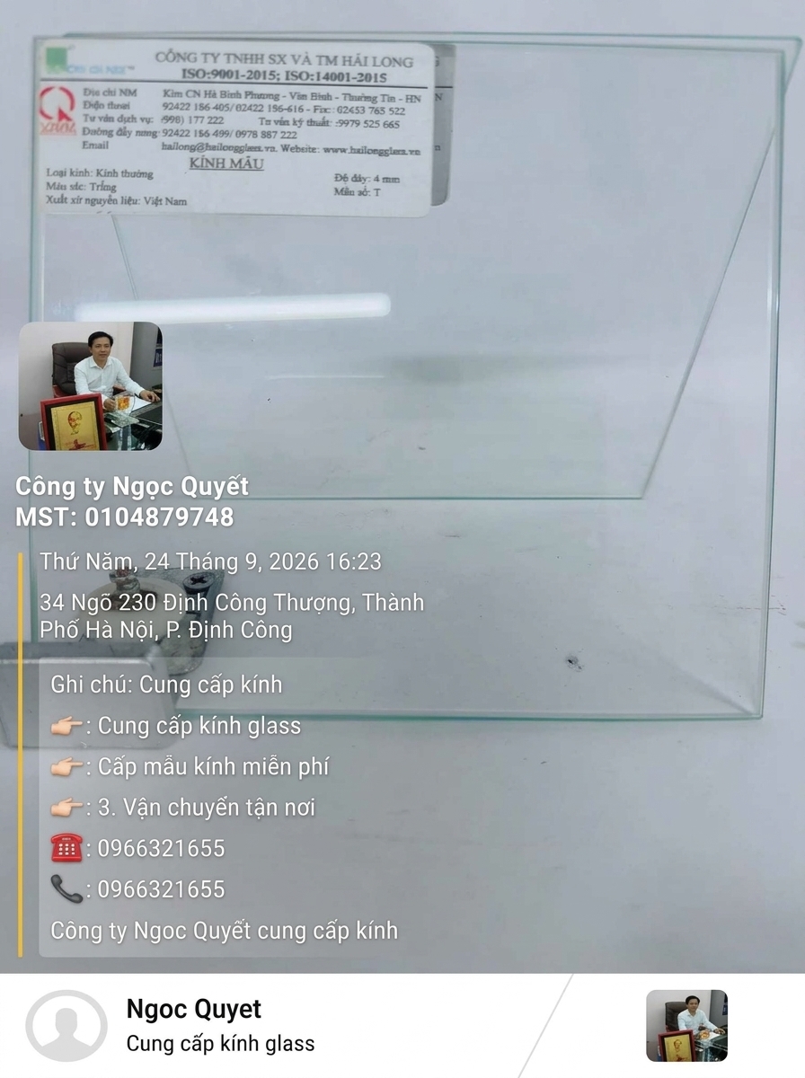 Kính cường lực 4mm trắng